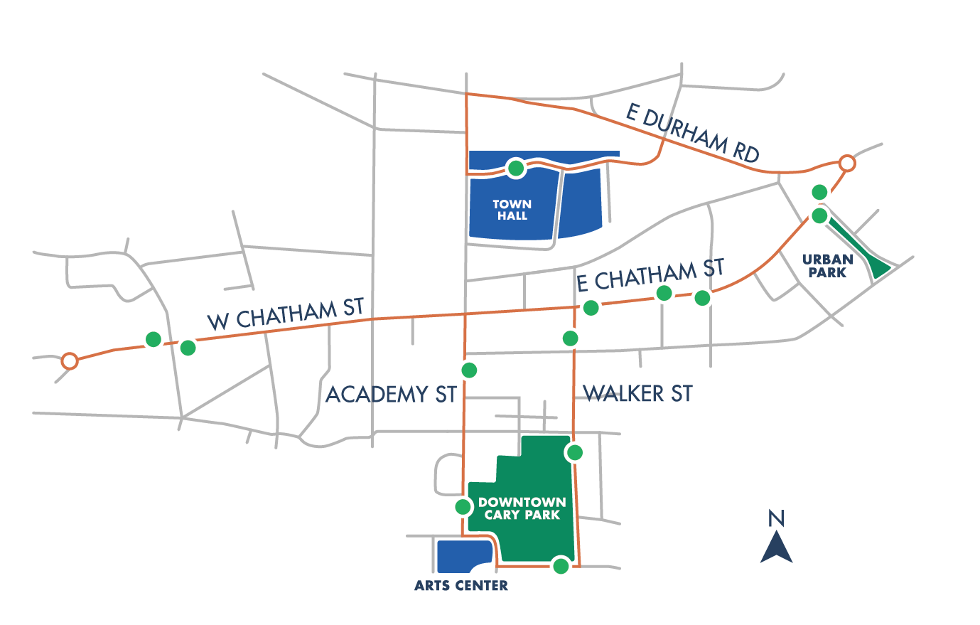 Downtown Loop Route Map