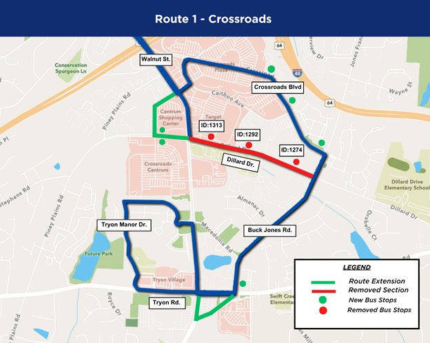 Route 1 Map