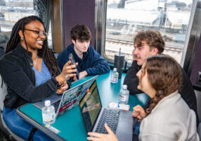 college-student-on-train